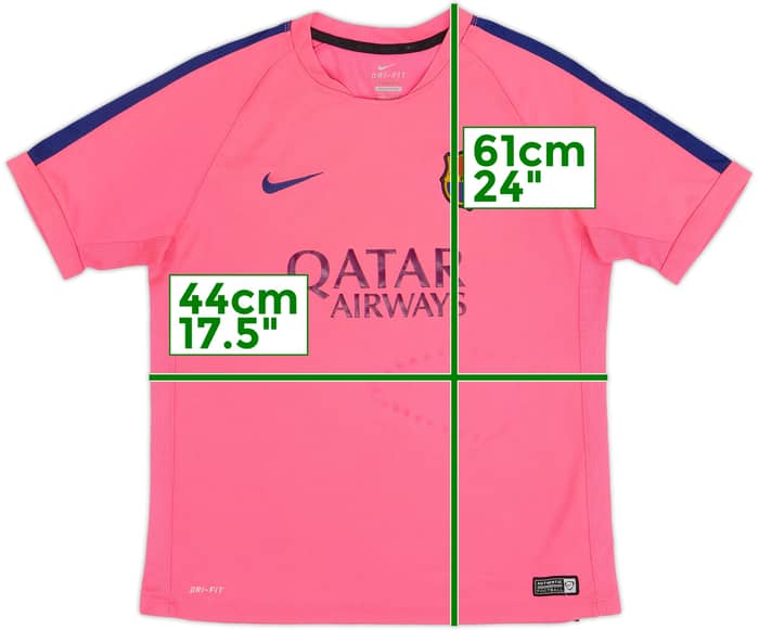 2014-15 Barcelona Nike Training Shirt - 8/10 - (XL.Boys)