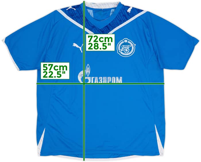 Camiseta de local europea del Zenit St.Petersburg 2009-10 - 3/10 - (L)