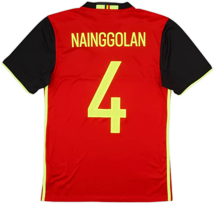 2016-17 Belgium Home Shirt Nainggolan #4 - 6/10 - (S)