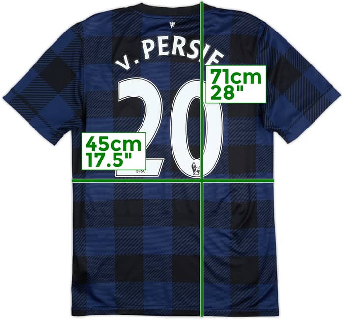 2013-14 Manchester United Away Shirt V.Persie #20 - 8/10 - (S)