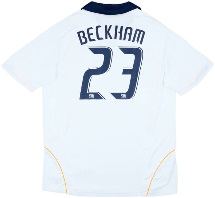 2008-09 LA Galaxy Home Shirt Beckham #23 - 8/10 - (XL)