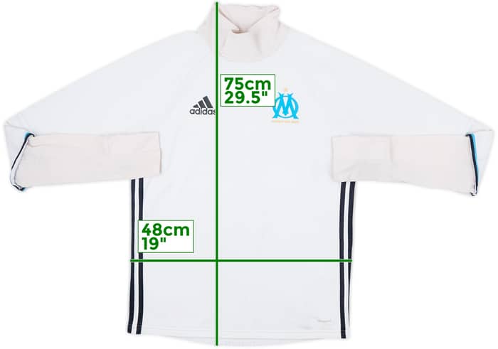 2016-17 Olympique Marseille adidas Training Top - 6/10 - (S)