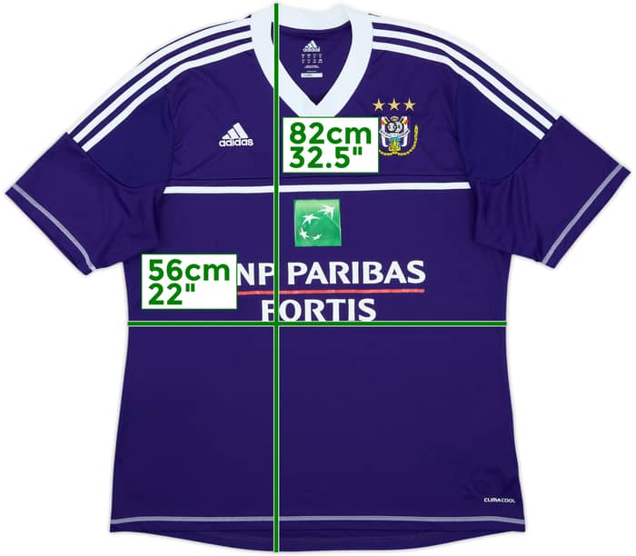 Camiseta de local del Anderlecht 2012-13 - 8/10 - (XL)
