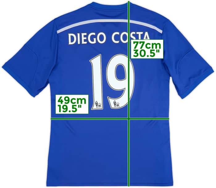 2014-15 Chelsea Home Shirt Diego Costa #19 - 10/10 - (L)