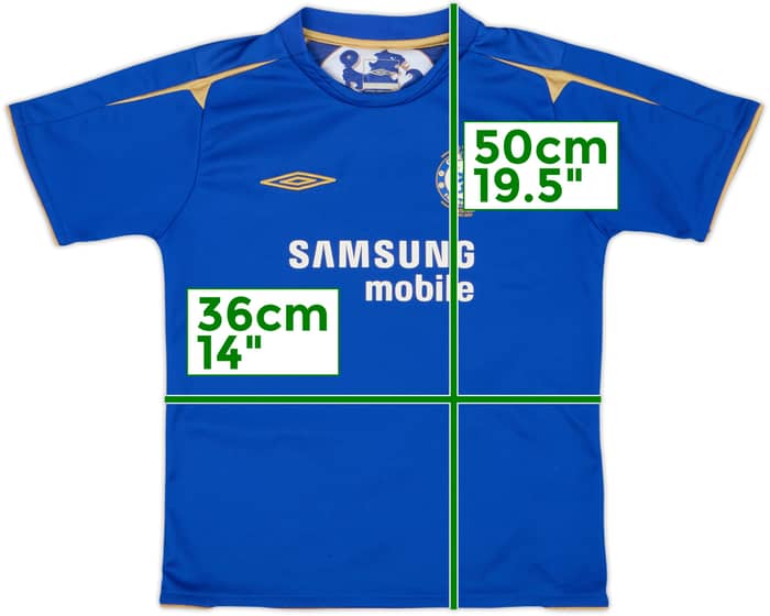 2005-06 Chelsea Centenary Home Shirt 10/10 - (6-7 Years)
