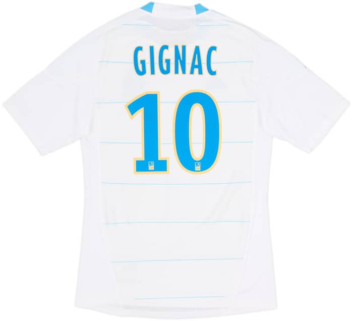2010-11 Olympique Marseille Home Shirt Gignac #10 - 8/10 - (S)