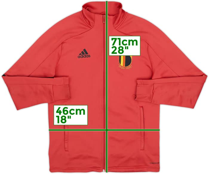 2019-20 Belgium adidas Track Jacket - 5/10 - (L.Boys)