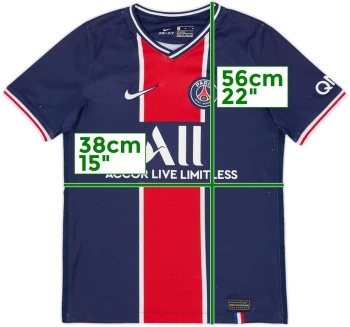 2020-21 Paris Saint-Germain Home Shirt - 5/10 - (M.Boys)