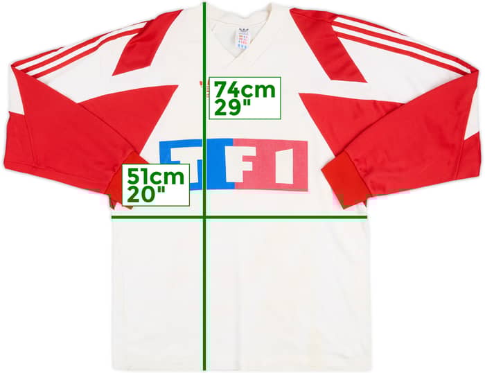 1992-94 Coupe de France adidas Template L/S Shirt #11 - 6/10 - (L/XL)