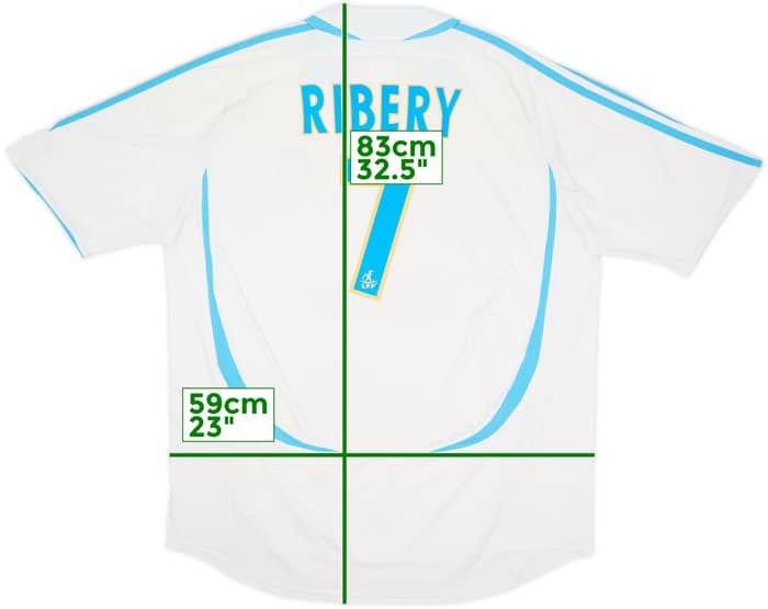 2006-07 Olympique Marseille Home Shirt Ribery #7 - 5/10 - (XL)