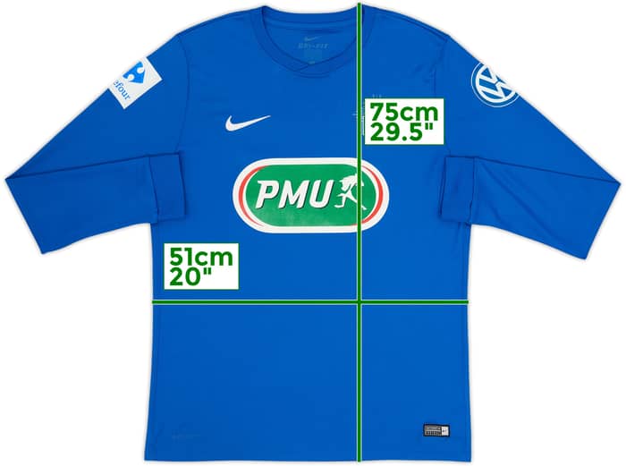 2016-17 Coupe de France L/S Shirt #12 - 8/10 - (L)