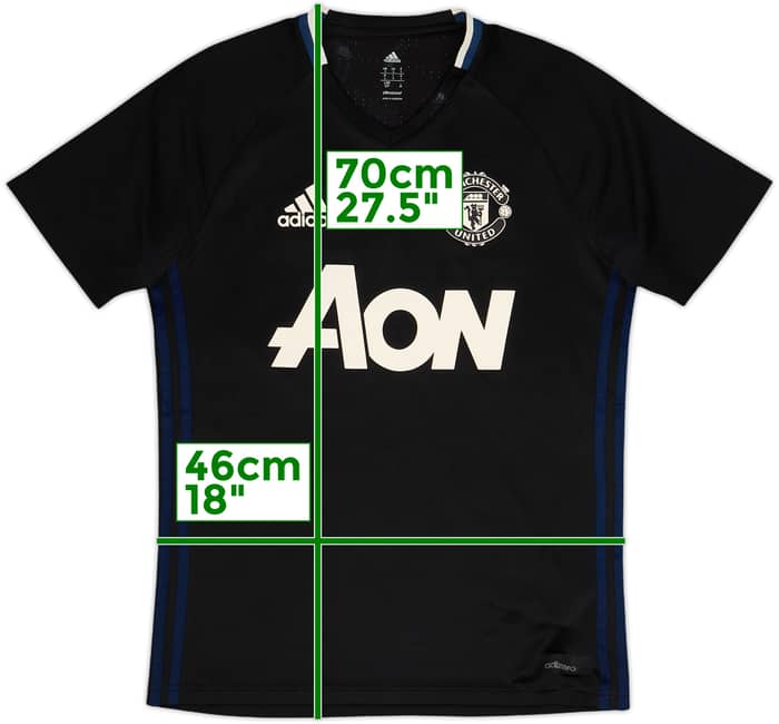 2016-17 Manchester United adizero Training Shirt - 6/10 - (S)