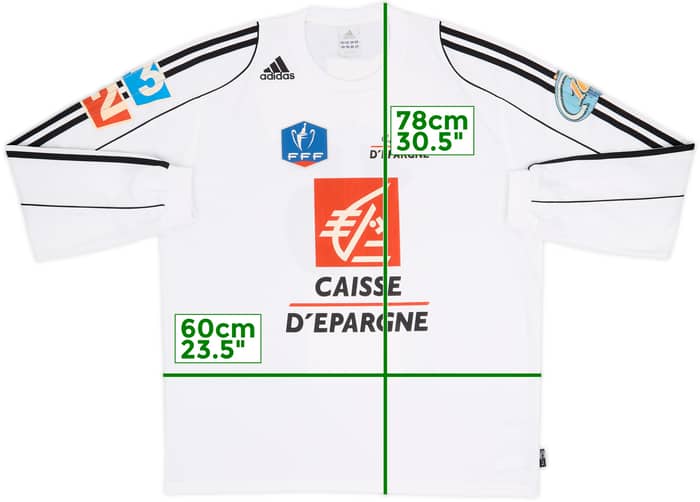 2009-10 Coupe De France L/S Shirt #15 - 7/10 - (XL)