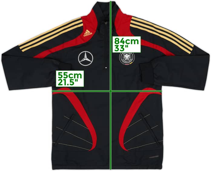 2007-08 Germany adidas 1/4 Zip Drill Top - 5/10 - (L/XL)