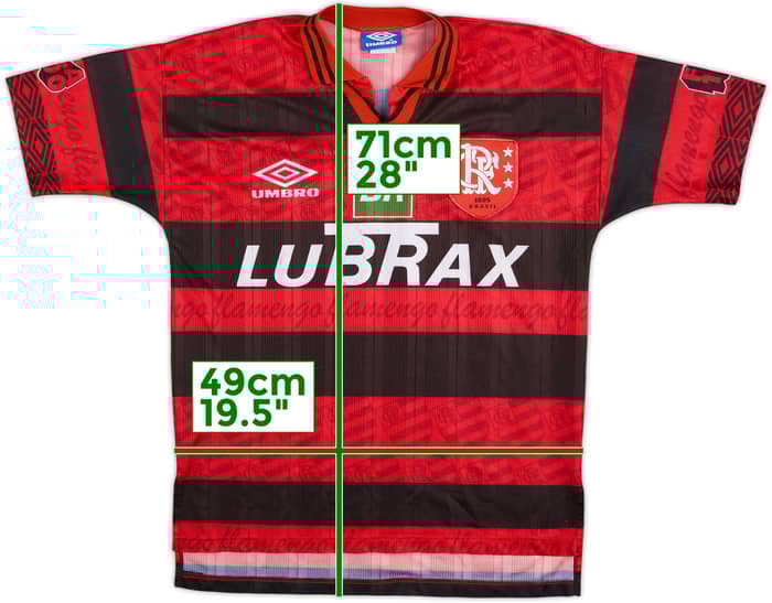 Camiseta de local del Flamengo 1996-97 #10 - 9/10 - (L)