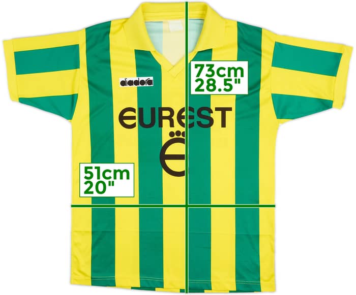 1993-94 Nantes Home Shirt - 9/10 - (M)