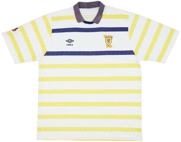 Camiseta de visitante de Escocia 1988-91 - 6/10 - (XXL)