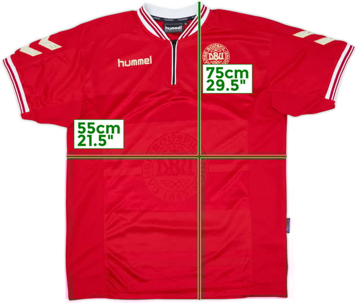 2000-02 Denmark Home Shirt - 8/10 - (XL)