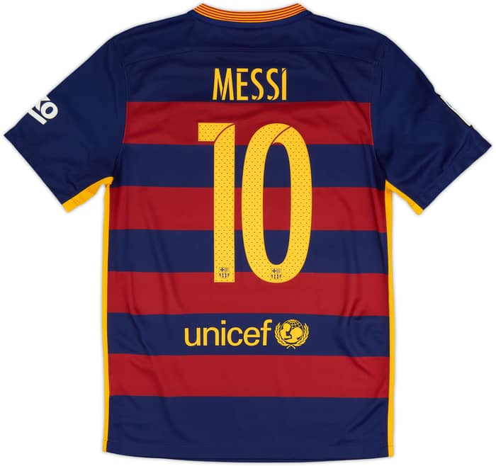 2015-16 Barcelona Home Shirt Messi #10 - 6/10 - (S)