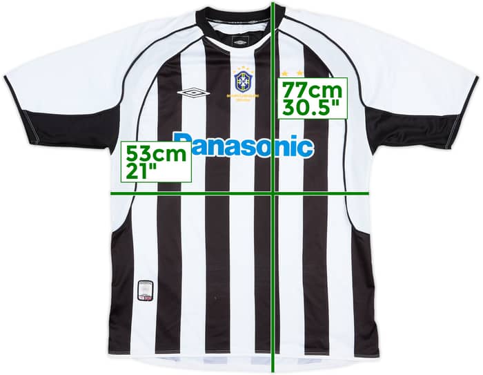 Camiseta de visitante del Santos 2005 #10 - 8/10 - (L)