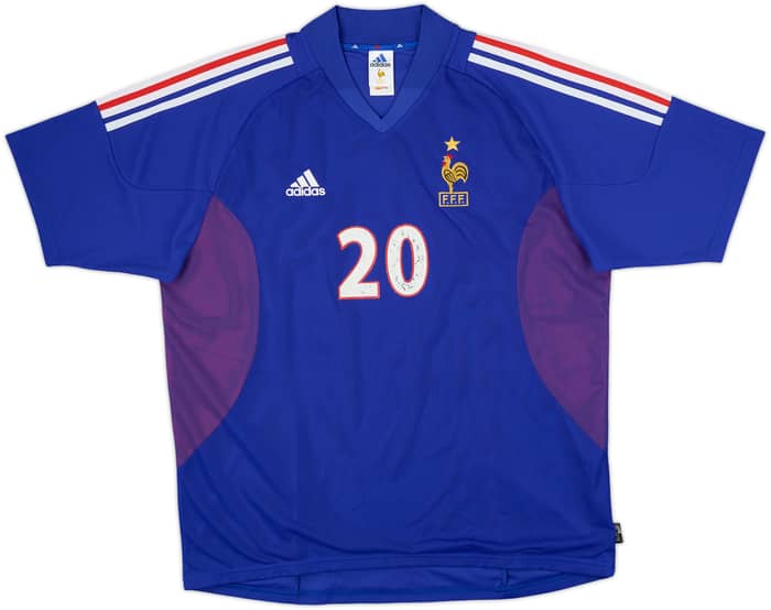 2002-04 France Home Shirt #20 - 6/10 - (XL)