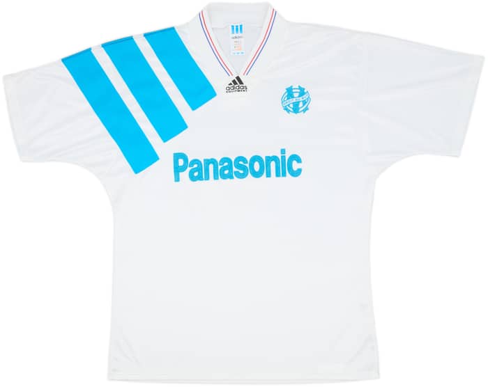 Camiseta de local del Olympique Marseille 1991-92 - 8/10 - (L)