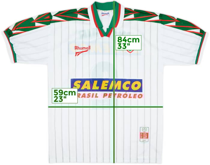 Camiseta de visitante de la Portuguesa 1997-98 Walmir #2 - 8/10 - (XL)