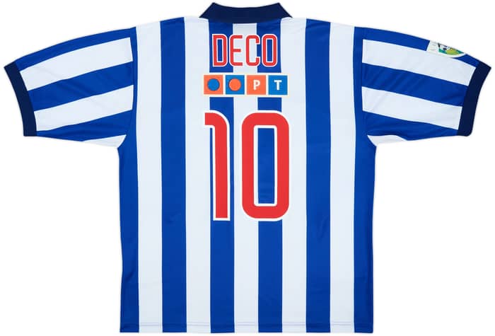 2002-03 Porto Home Shirt Deco #10 - 8/10 - (XXL)