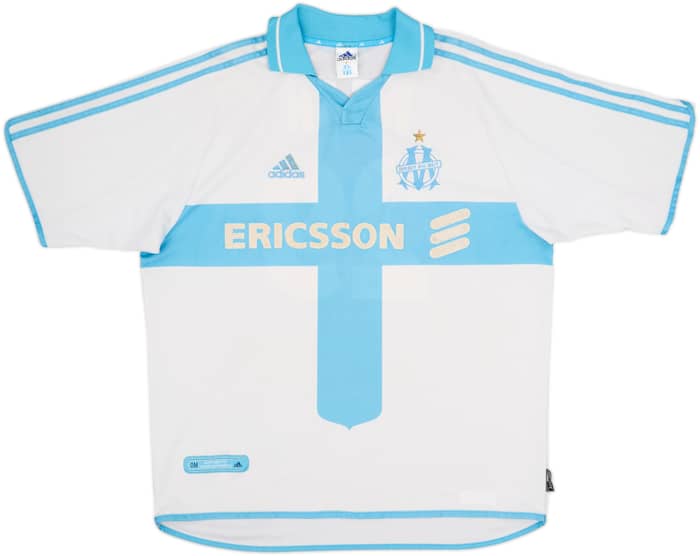 2000-01 Olympique Marseille Home Shirt Weah #29 - 7/10 - (L)