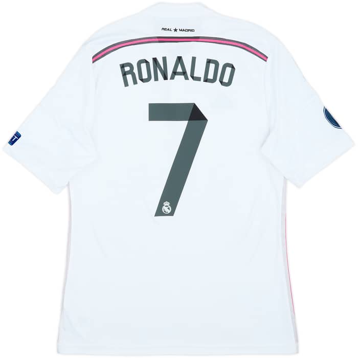 2014-15 Real Madrid Home Shirt Ronaldo #7 - 6/10 - (M)