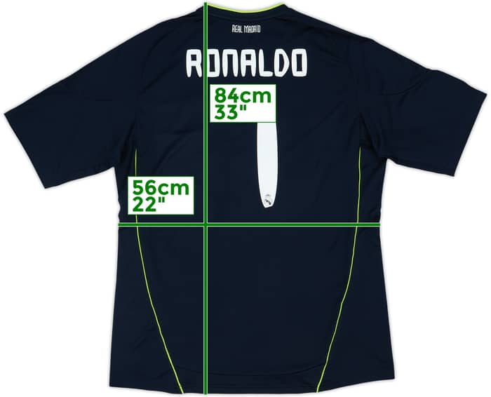 2010-11 Real Madrid Away Shirt Ronaldo #7 (XL)