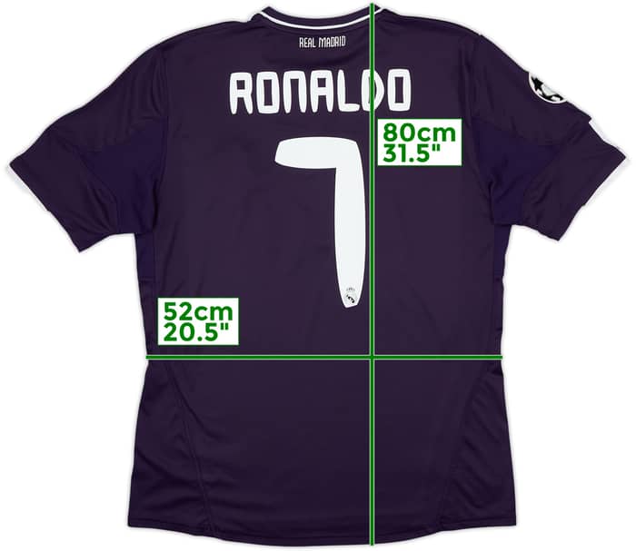 2010-11 Real Madrid CL Third Shirt Ronaldo #7 - 6/10 - (L)