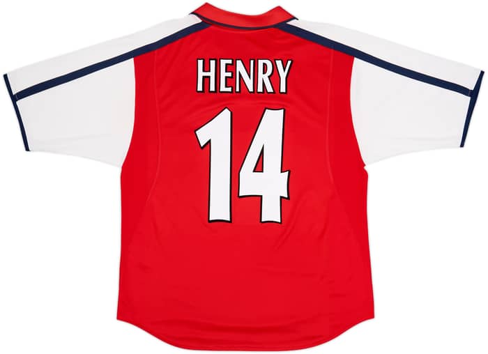 2000-02 Arsenal Home Shirt Henry #14 - 10/10 - (M)
