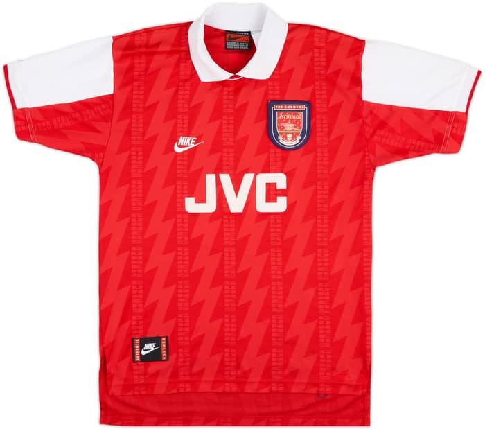1994-96 Arsenal Home Shirt Adams #6 - 9/10 - (M)