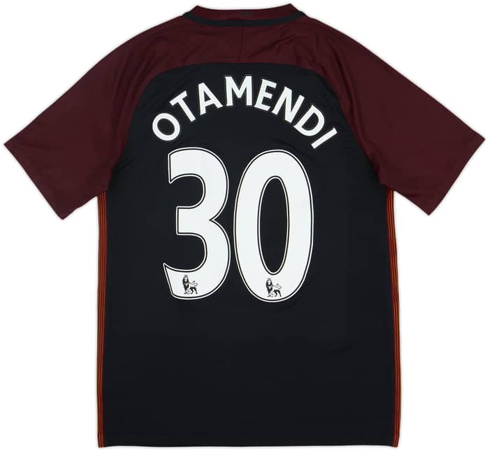 2016-17 Manchester City Away Shirt Otamendi #30 - 10/10 - (M)