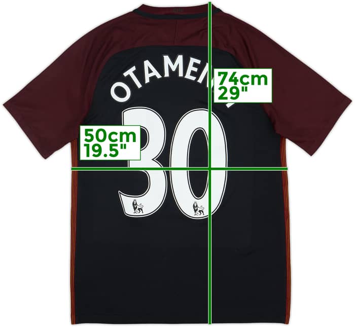 2016-17 Manchester City Away Shirt Otamendi #30 - 10/10 - (M)