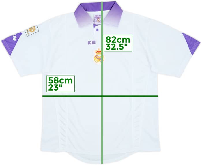 1997-98 Real Madrid Home Shirt - 3/10 - (L)