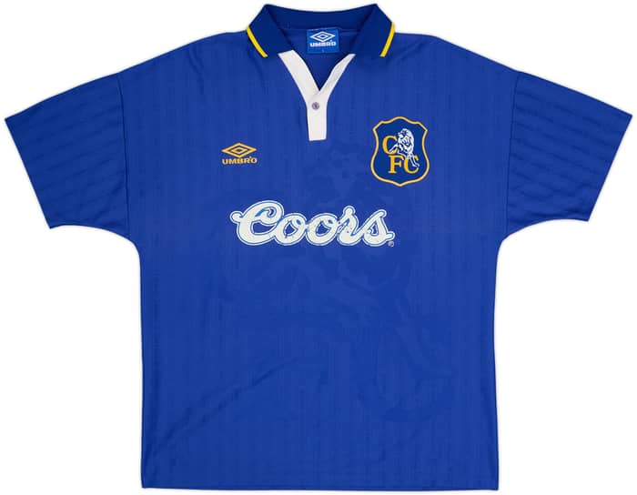 1995-97 Chelsea Home Shirt Gullit #4 - 6/10 - (L)