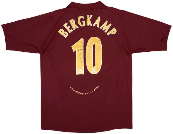 2005-06 Arsenal Home Shirt Bergkamp #10 - 6/10 - (L)