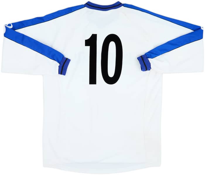 2002-03 Atalanta Away L/S Shirt #10 - 5/10 - (XL)