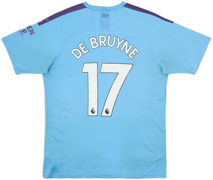 2019-20 Manchester City Home Shirt De Bruyne #17 - 4/10 - (L)