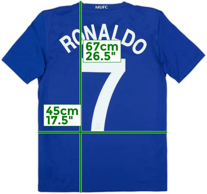 2008-09 Manchester United Third Shirt Ronaldo #7 - 8/10 - (XL.Boys)