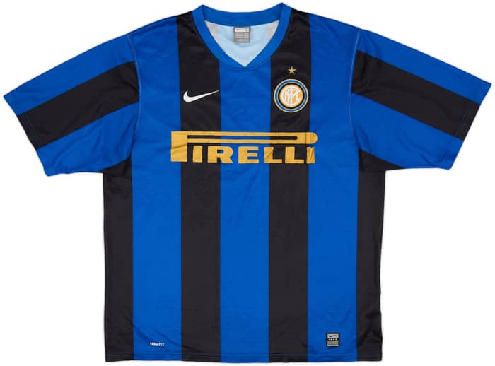 2008-09 Inter Milan Basic Home Shirt - 9/10 - (L)