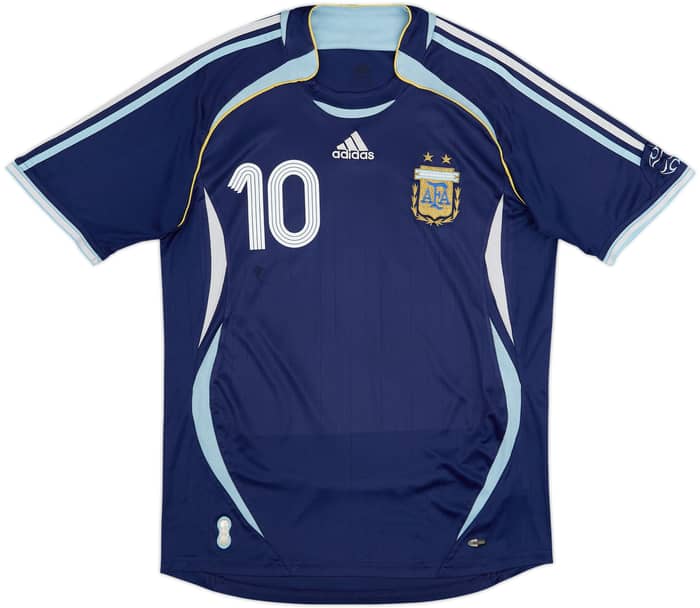 2006-07 Argentina Away Shirt Riquelme #10 - 7/10 - (M)