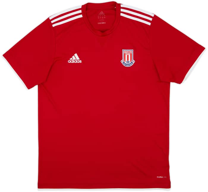 2012-13 Stoke City adidas Training Shirt - 8/10 - (L)