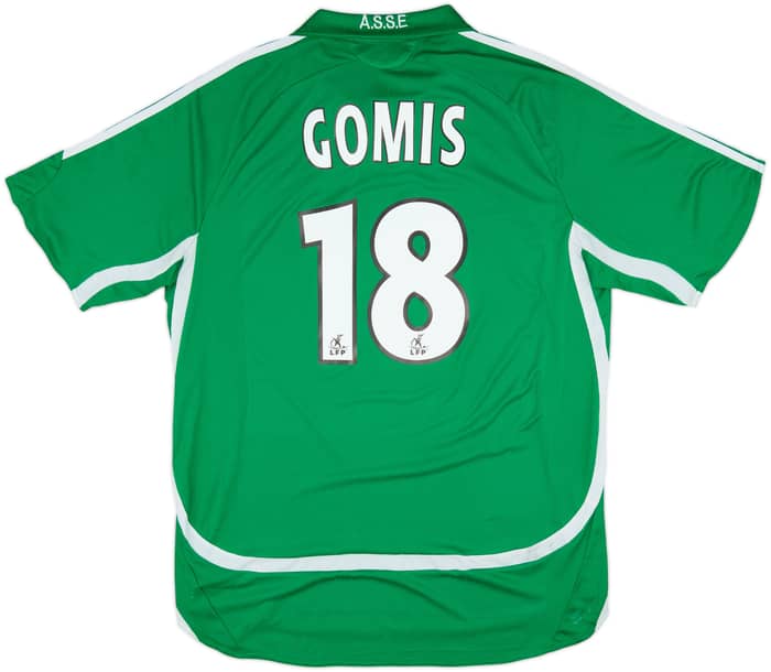 2006-07 Saint Etienne Home Shirt Gomis #18 - 6/10 - (L)