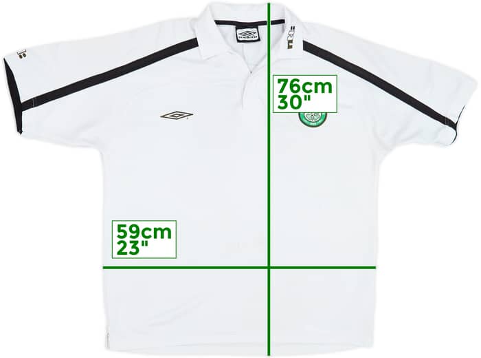 2001-02 Celtic Umbro Polo Shirt - 5/10 - (XL)