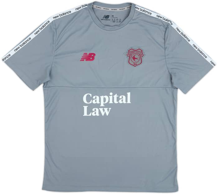 2024-25 Cardiff New Balance Training Shirt - 9/10 - (M)