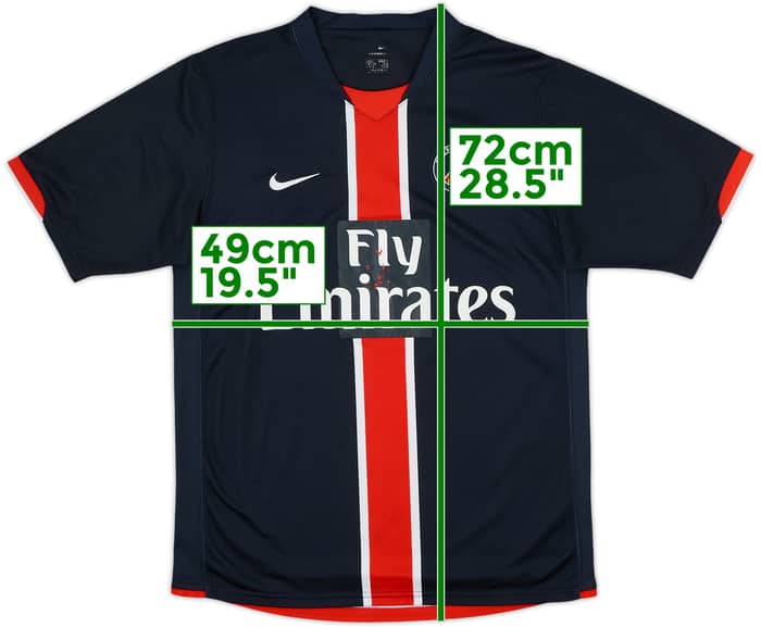 Camiseta de local del Paris Saint-Germain 2008-09 - 5/10 - (S)