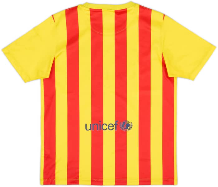 2013-15 Barcelona Basic Away Shirt - 6/10 - (L.Boys)